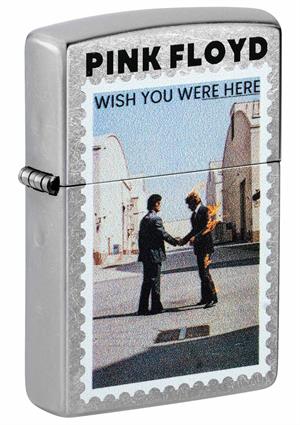 Pink Floyd Wish You Were Here Street Chrome Zippo Lighter Image
