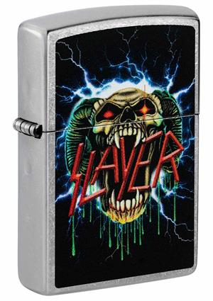 Slayer Street Chrome Zippo Lighter Image