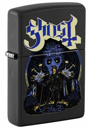 Ghost Black Matte Zippo Lighter Ghost Black Matte Zippo Lighter Image