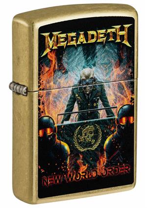 Megadeth Street Brass Zippo Lighter Megadeth Street Brass Zippo Lighter Image