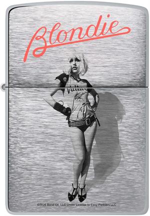 Blondie Brushed Chrome Zippo Lighter Image