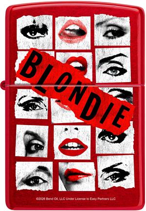 Blondie Candy Apple Red Zippo Lighter Image