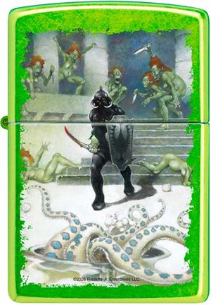 Death Dealer 7 by Frazetta Lurid Zippo Lighter Image