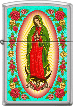 Guadalupe Chrome Zippo Image