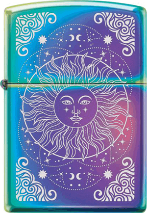 Sun Celestial Spectrum Zippo Image