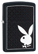 Playboy Black Matte Zippo Lighter Image