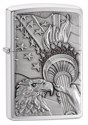 Patriotic Eagle Zippo Lighter Image
