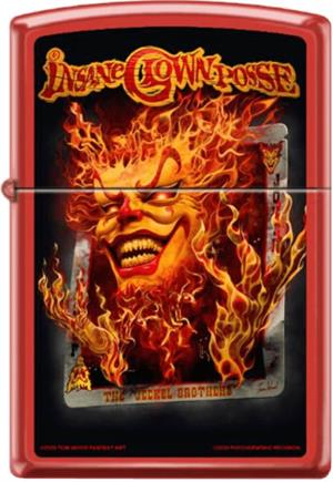 ICP The Jeckel Brothers - Red Matte Zippo Lighter Image