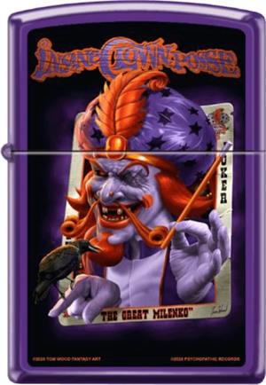 ICP Milenko - Purple Matte Zippo Lighter Image