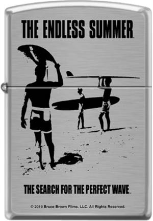 Endless Summer - Brushed Chrome Zippo Lighter Image