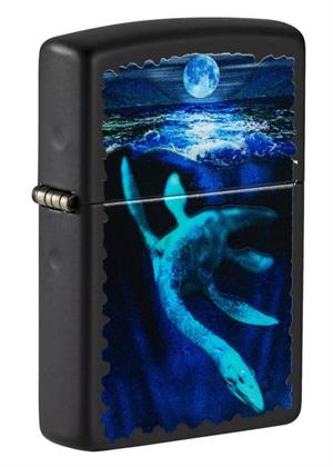 Loch Ness Blacklight Zippo Lighter Image