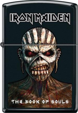 Iron Maiden Book of Souls Black Matte Zippo Lighter Image