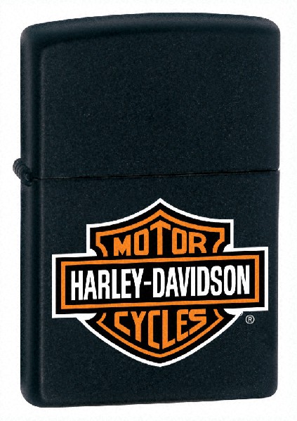 HARLEY LOGO - BLACK MATTE - 218HD.H252