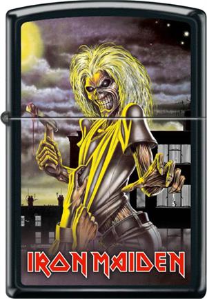 Iron Maiden Killers Black Matte Zippo Lighter Image