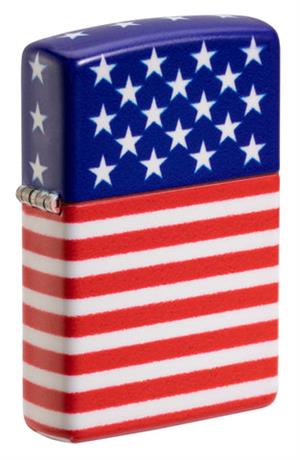 Stars and Stripes Flag Design Zippo Lighter Image