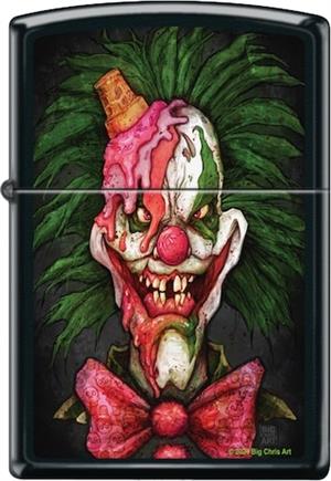 IScream by Big Chris Black Matte Zippo Lighter Image