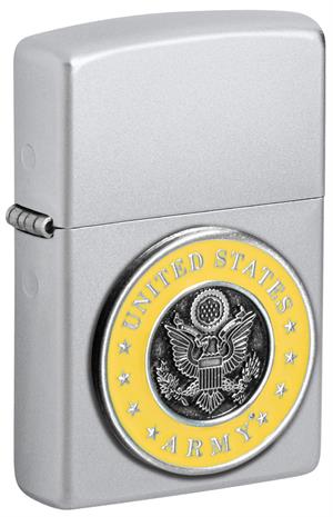 U.S. Army Satin Chrome Zippo Lighter U.S. Army Satin Chrome Zippo Lighter - image