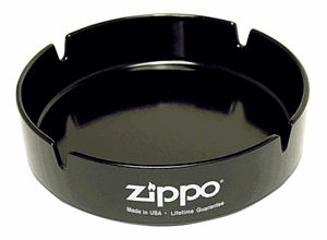 ZIPPO BLACK ASHTRAY