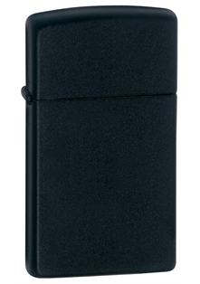 BLACK MATTE SLIM - ZIPPO #1618