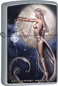 STAR WEAVER - RENEE BIERTEMPFEL - BRUSHED CHROME ZIPPO - 250C1402331