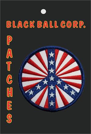 Peace USA Embroidered Patch Image