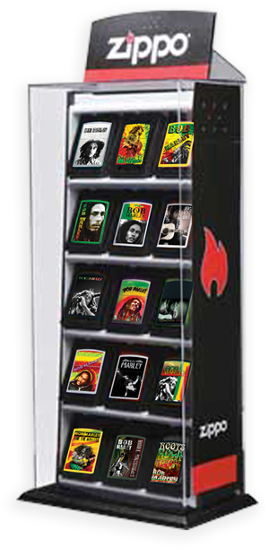 30 Piece Zippo Lighter Display
