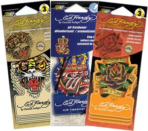 ED HARDY AUTO AIR FRESHENER - Assorted Fragrances