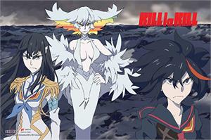 Kill La Kill - Group Paper Poster - 36" x 24"