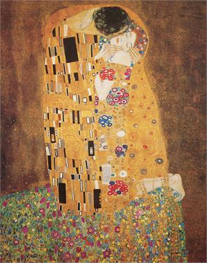 Klimt The Kiss Mini Poster Image