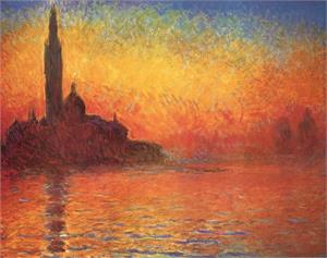 Monet - Dusk Mini Poster Image