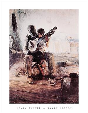 Henry Tanner - Banjo Lesson Mini Poster Image