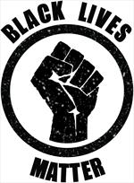 Black Lives Matter Fist Mini Poster Image