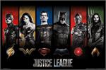 Justice League Logos Poster  Image