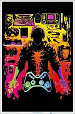 Gamer Dude by Sasha Blacklight Poster Image