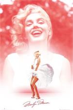 Marilyn Monroe - Pink Dress Smile Poster - 24
