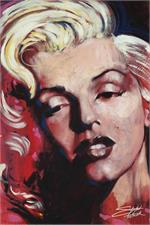 Marilyn Monroe Hot by Stephen Fishwick Poster Image