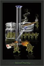 Image of Weed Party Poster