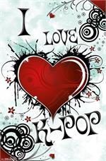  I Love K-POP Poster - 22.375'' x 34''
