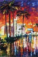 Las Vegas by Leonid Afremov Poster Image