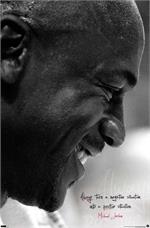 Michael Jordan - Always Positive Inspirational Poster Image