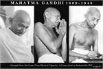 Mahatma Gandhi Trio Poster Image