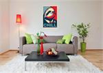 Chill Sloth Poster Displayed on Wall Image
