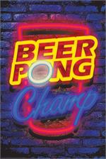 Beer Pong Neon Non-Flocked Blacklight Poster Image