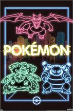 Pokémon - Neon Group Poster Image
