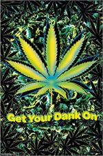 Marijuana Neon Poster Image