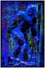 Bigfoot - Non-Flocked Blacklight Poster 24