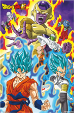 Dragon Ball Z Super - Neon Poster - 22.375