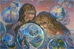 Bubble World by Jo Wall Poster Image