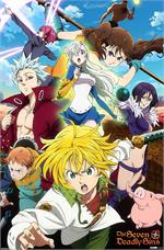 The Seven Deadly Sins Season 3 - Key Art Anime Poster Image