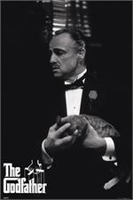 The Godfather Holding Cat Poster - 24